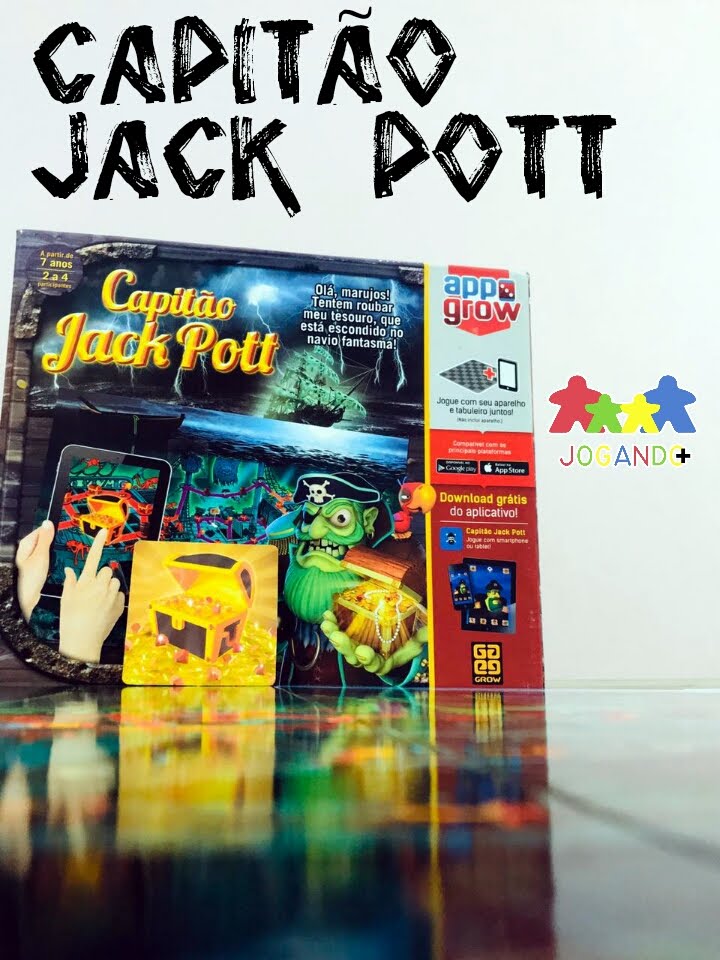 Jogo de tabuleiro Capitão Jack Pott