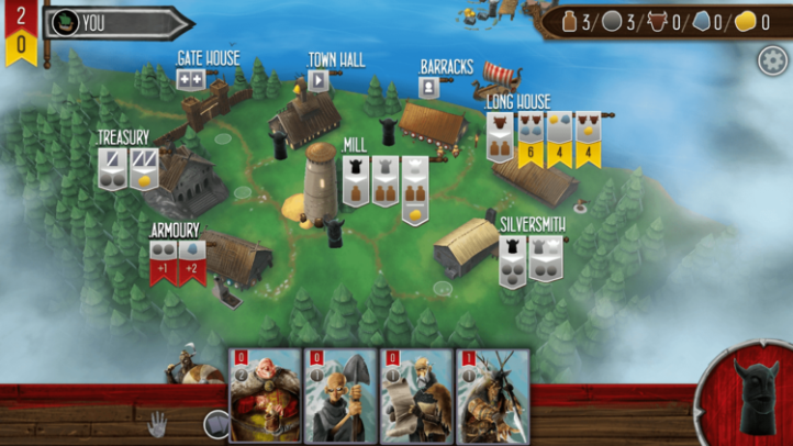 Versão digital do jogo de tabuleiro Invasores do Mar do norte