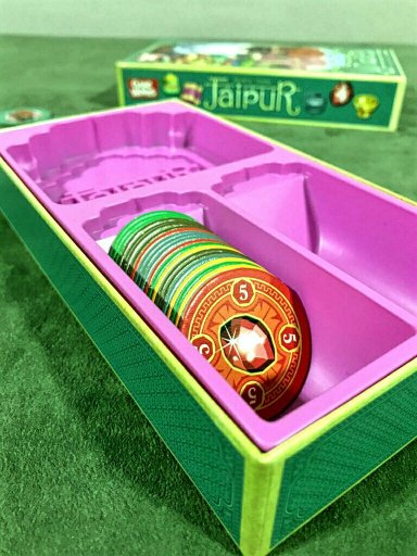 Fichas de bens do jogo de tabuleiro Jaipur