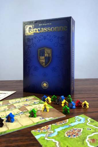 Jogo de tabuleiro Carcassonne