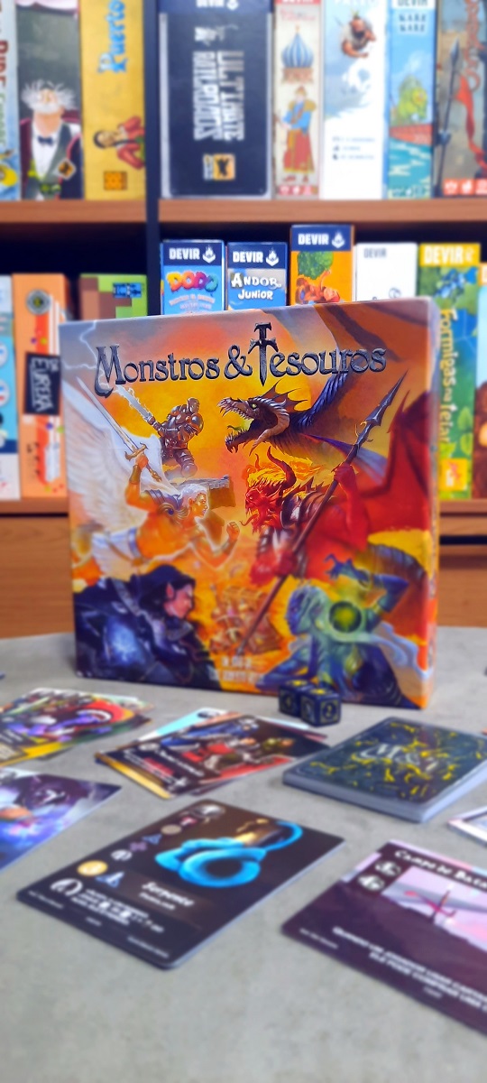 Monstros e Tesouros, um divertido jogo de cartas cheio de combates